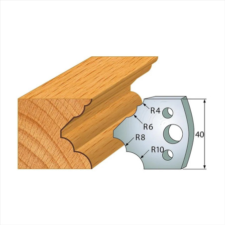 š:40x4mm, Pár nožů, profil 126, F026-126, IGM SP