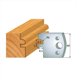 š:40x4mm, Pár nožů, profil...