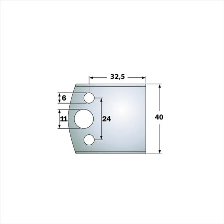 LB32,5-40x16x4mm, Blanket nožů, F026-193, IGM SP