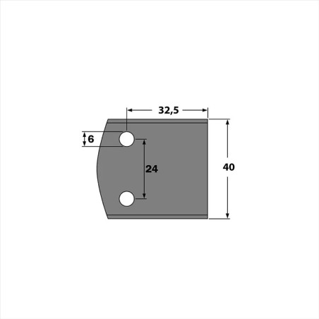 LB32,5-40x16x4mm, Blanket omezovačů, F027-193, IGM SP