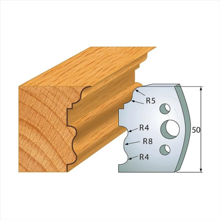 š:50x4mm, Pár nožů, profil 515, F026-515, IGM SP