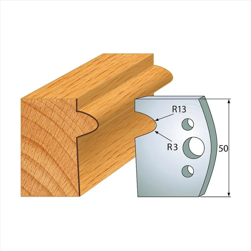 š:50x4mm, Pár nožů, profil 516, F026-516, IGM SP