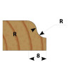 R:4,D:34,9x12,7mm,S:8mm, Profilová fréza, M140-27081, IGM