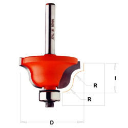 R:6,4-D:38,1x17,3mm,S:8mm, Profilová fréza s ložiskem, C94035011, CMT