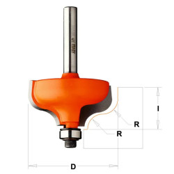 R:4-D:28,7x13mm,S:8mm, Profilová fréza s ložiskem, C96004011, CMT