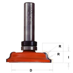 R:4-D:54x11,5mm,S:12mm, Profilová fréza s ložiskem, C96750211B, CMT