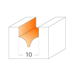 R:5-D:10x10mm,d:1,3mm,S:8mm, Profilová fréza čelní, C96540211, CMT