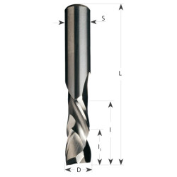 D:10x32mm,L:80mm,S:10mm, drážkovací spirálová fréza pozitivně-negativní, C19010011, IGM